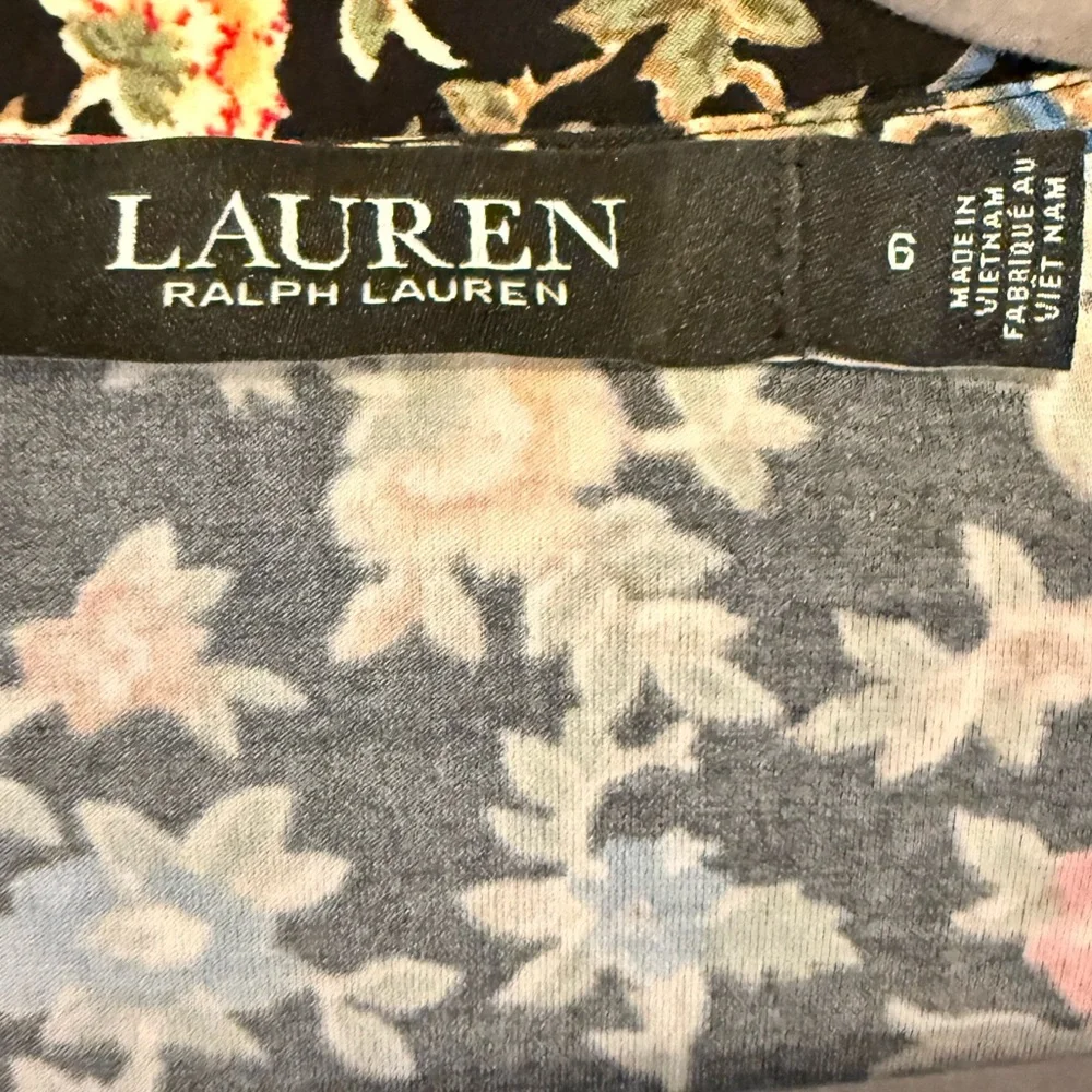 BEAUTIFUL!!  Lauren Ralph Lauren Black Label Jairell Short Sleeve Tiered Dress - Picture 5 of 7